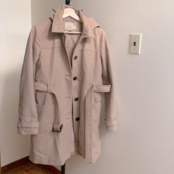 Banana republic tan wool coat - Picture 1 of 9